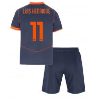 Maglie da calcio Inter Milan Luis Henrique #11 Terza Maglia Bambino 2025-26 Manica Corta (+ Pantaloni corti)